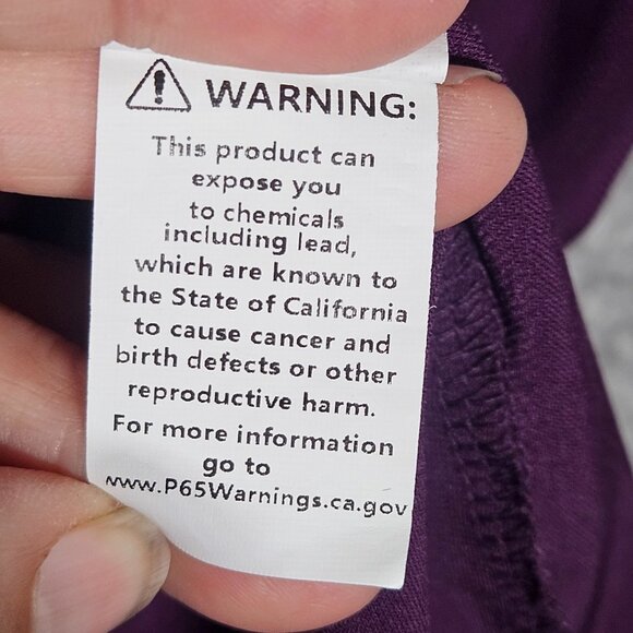 Perseption Conception Purple Ruched 3/4 Sleeve Womens Top With Button Accents S - Picture 11 of 12